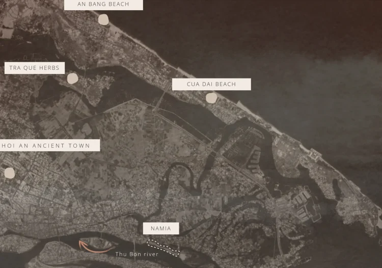 Namia River Retreat -map